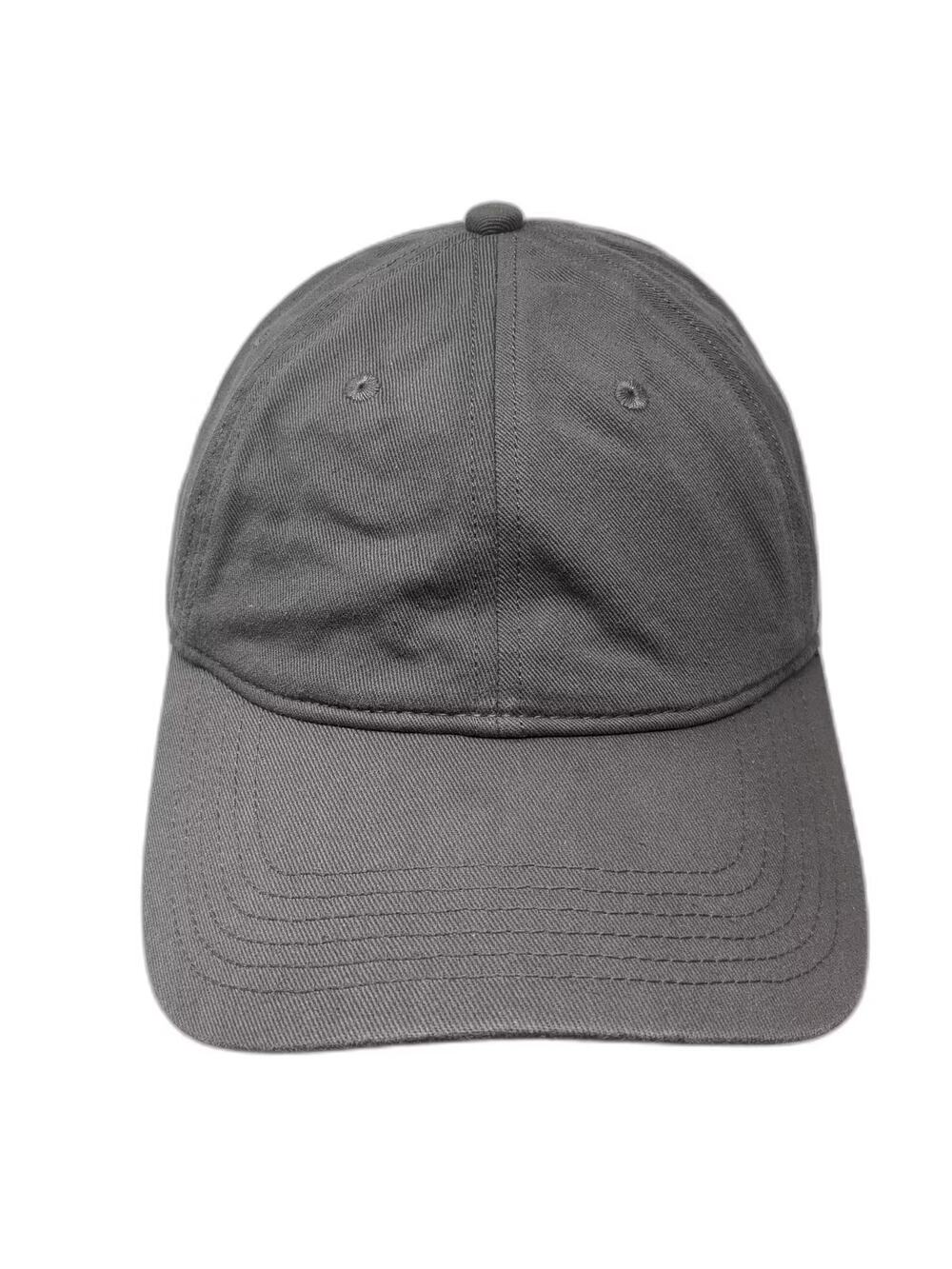 YANIBEST Gray Baseball Cap Hat M Satin Lining Adjustable Slideback Cotton
